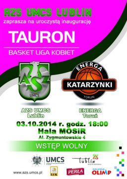 Inauguracja Tauron Basket Ligi Kobiet